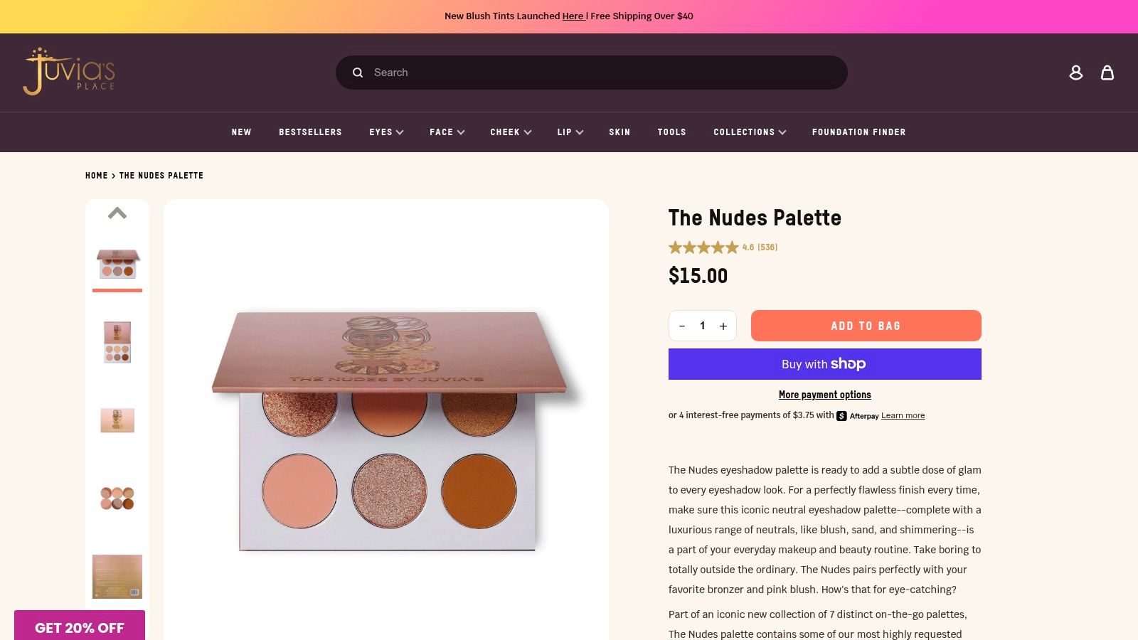 Juvia's Place Eyeshadow Palettes