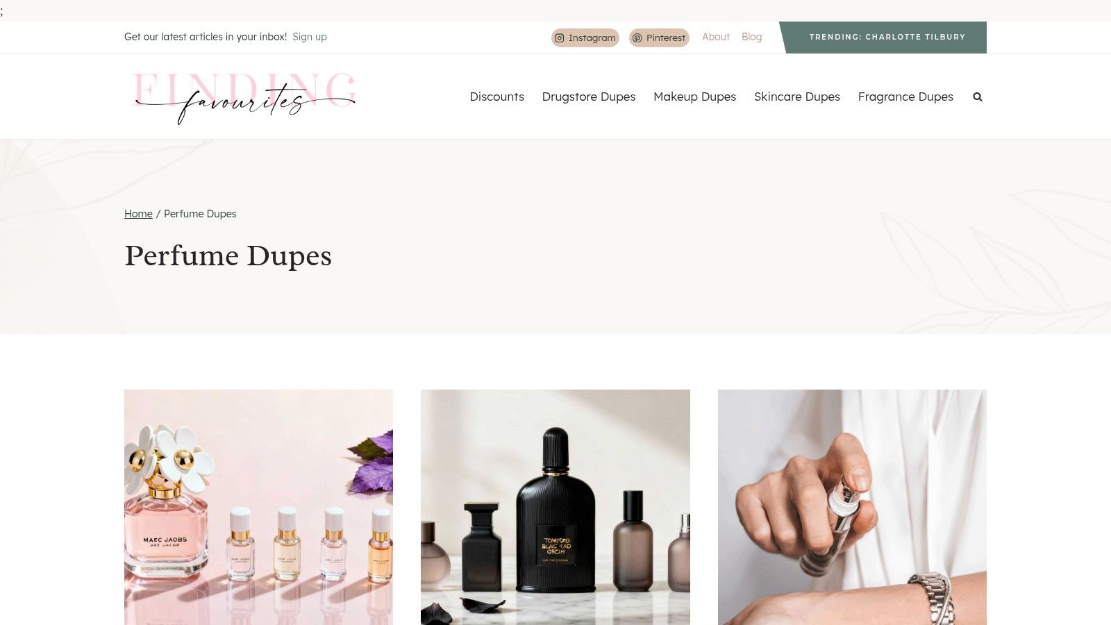 Perfume Dupes