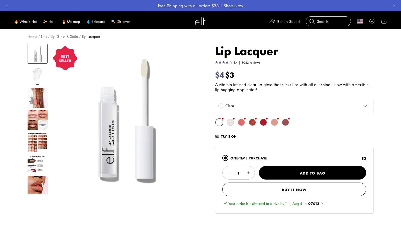 Best Under $5, essence Extreme Shine Volume Lipgloss